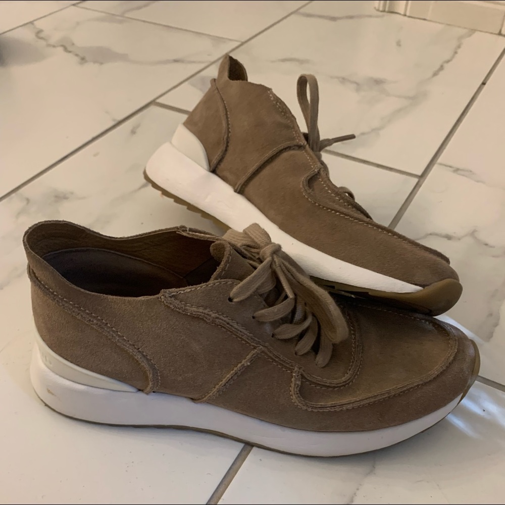 Lucky brand 6.5 suede tennis shoe